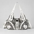 Vintage Studded Hobo Bag