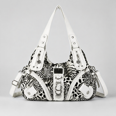 Vintage Studded Hobo Bag