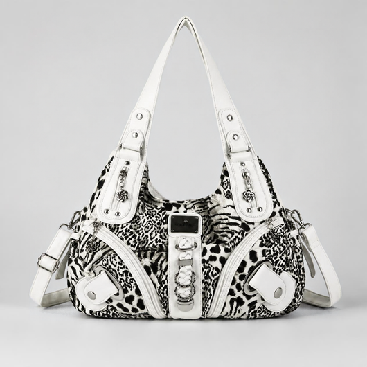 Vintage Studded Hobo Bag