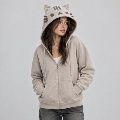 Vintage Pusheen Zip-Up