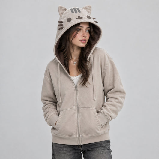 Vintage Pusheen Zip-Up