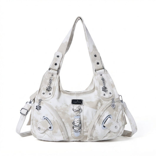 Vintage Studded Hobo Bag