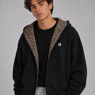 Leopard Zip Up