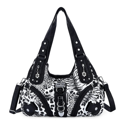 Vintage Studded Hobo Bag