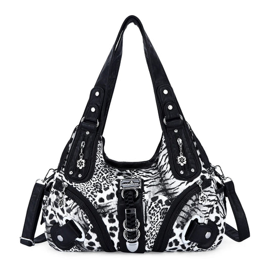 Vintage Studded Hobo Bag