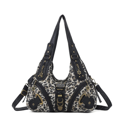 Vintage Studded Hobo Bag