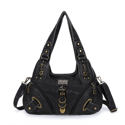 Vintage Studded Hobo Bag