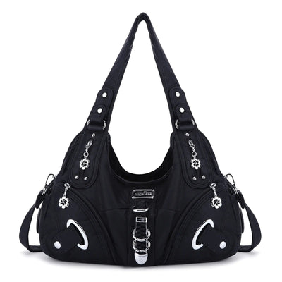 Vintage Studded Hobo Bag