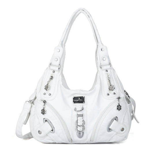 Vintage Studded Hobo Bag