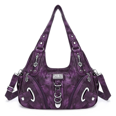 Vintage Studded Hobo Bag
