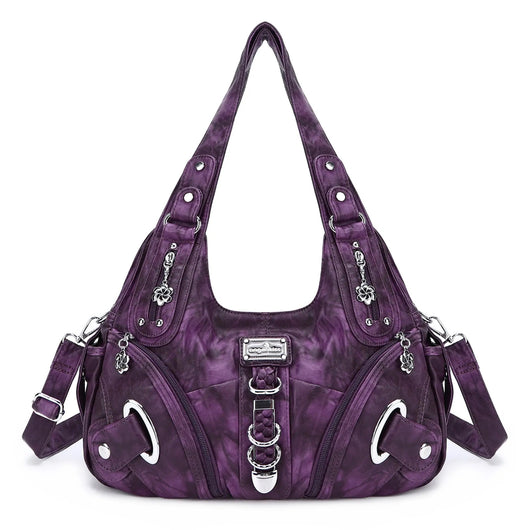 Vintage Studded Hobo Bag