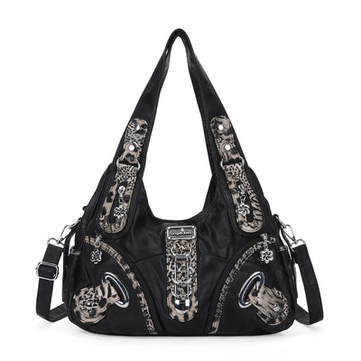 Vintage Studded Hobo Bag