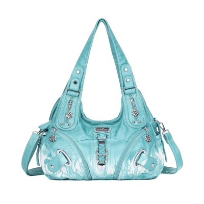 Vintage Studded Hobo Bag