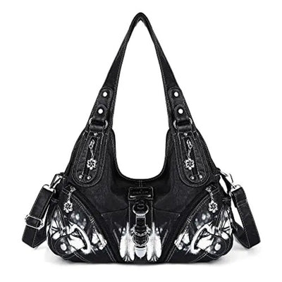 Vintage Studded Hobo Bag