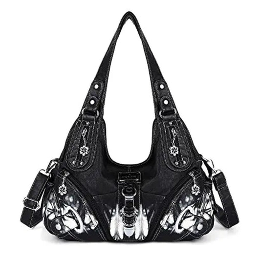 Vintage Studded Hobo Bag