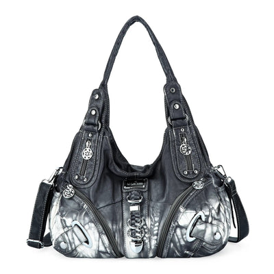 Vintage Studded Hobo Bag